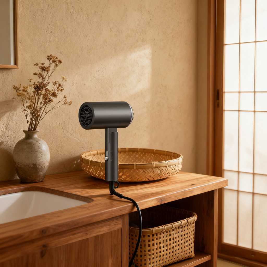 Foldable Hotel Hair Dryer 1800W Hot Cold