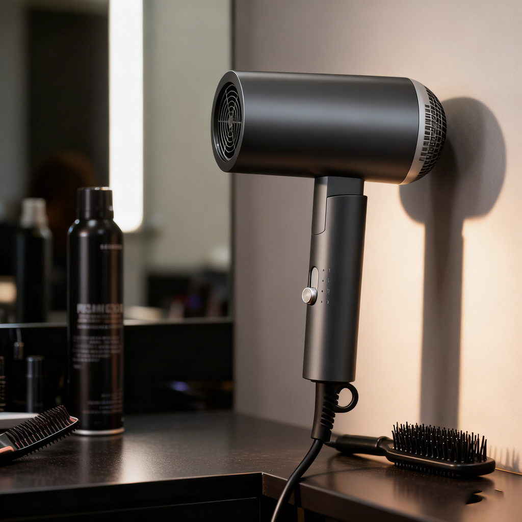 Foldable Hotel Hair Dryer 1800W Hot Cold