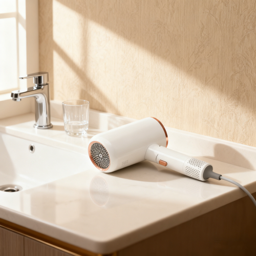 1200W Foldable Ionic Hair Dryer Blue Light