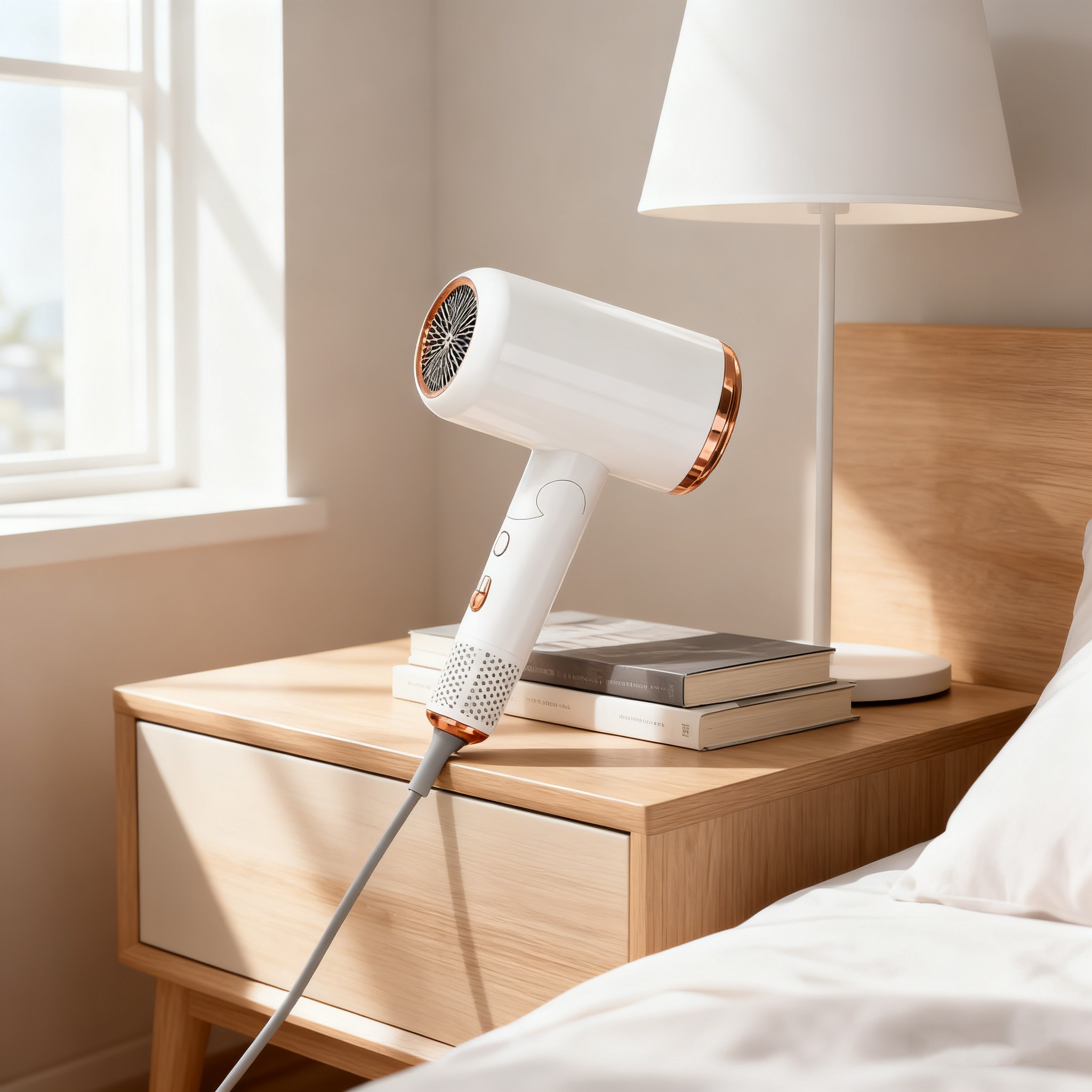 1200W Foldable Ionic Hair Dryer Blue Light