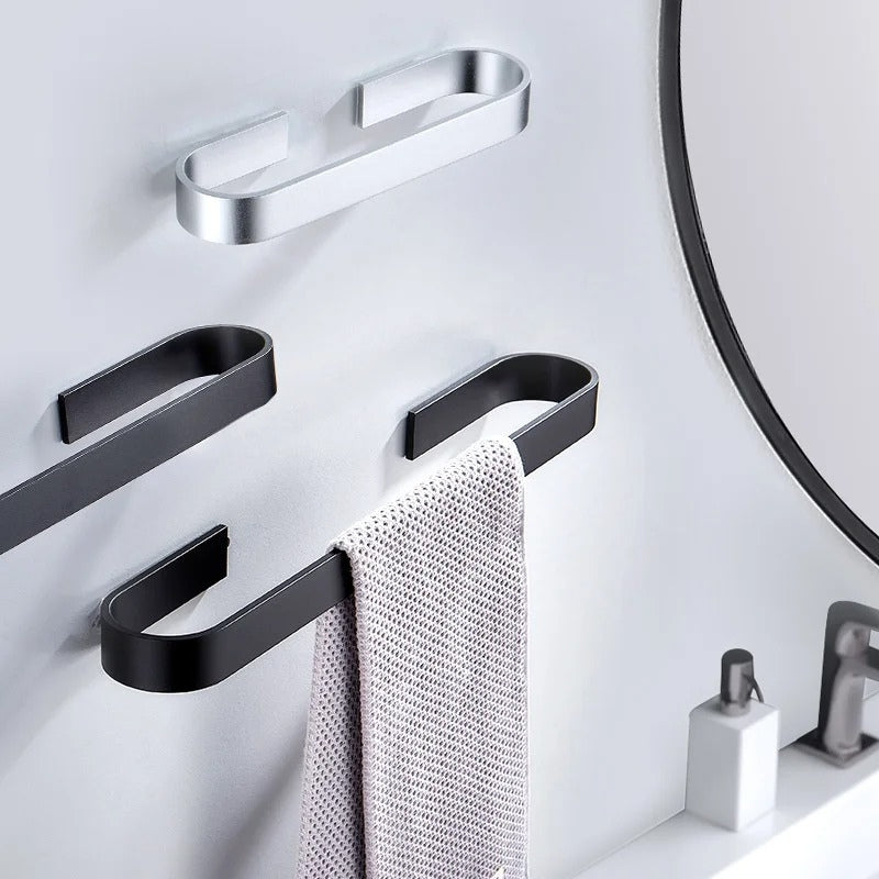 Self-Adhesive No-Drill Towel Holder