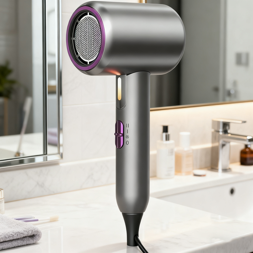 2400W Ionic Hair Dryer Blue Light