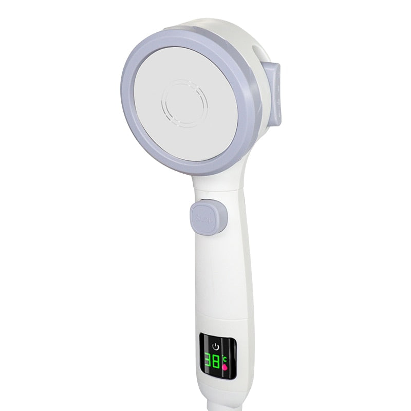 Shower Head with LED Temperature Display