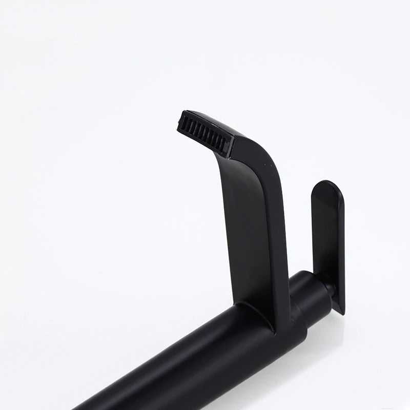 Matte Black Single-Handle Sink Faucet