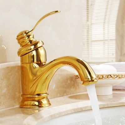 Antique Brass Bathroom Sink Mixer Tap