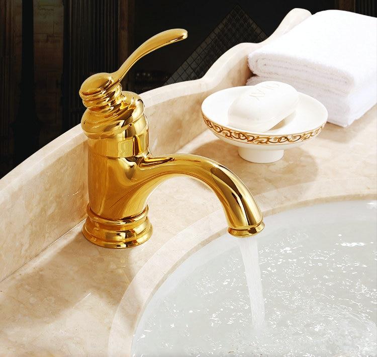 Antique Brass Bathroom Sink Mixer Tap