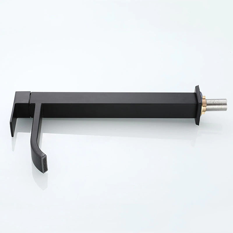 Matte Black Single-Handle Sink Faucet