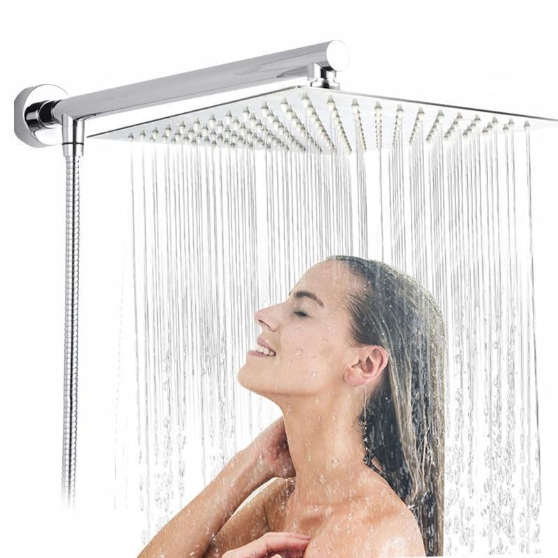 Ultra-Slim Wall-Mount Rain Shower Head